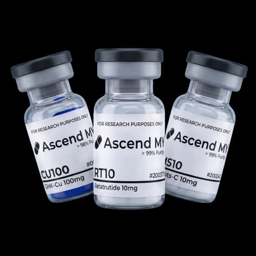 Ascend MY peptide vials